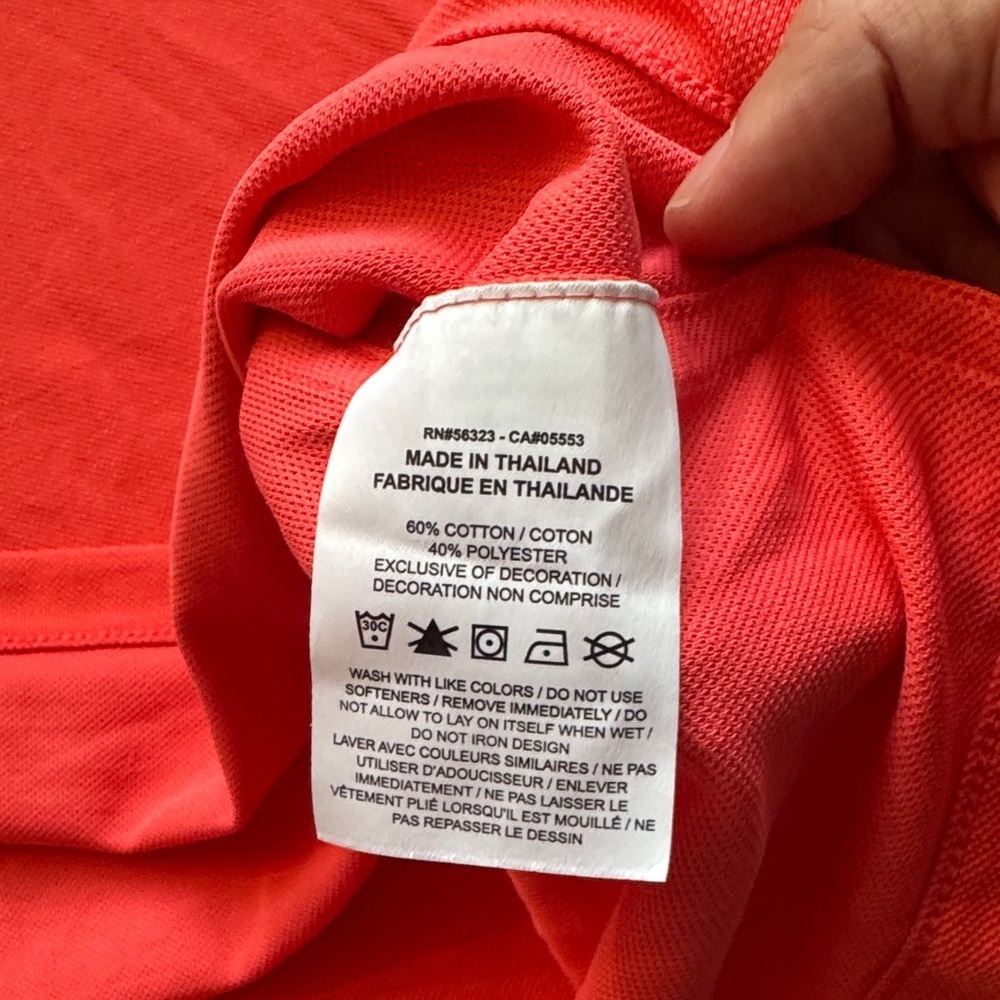 Nike Men's Size XL Red Heritage Golf Tennis Polo - Picture 7 of 9